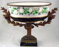 185 Porcelain Painted Gilded Mounted Centerpiece