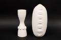 Two Jonathan Adler Bespoke Pottery Vases Erotic