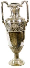 209A Antique European Silver Plated Neo Classical Urn