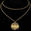 191 Russian 14K Gold Imperial Pendant