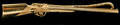 186 18K Gold Shotgun Tie Bar