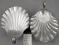 201 Pair Sterling Shell Shaped Candy Dishes