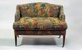 179 Chippendale Style Settee Tapestry Upholstered