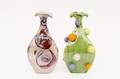 Two Batton Clayworks Bud Vases