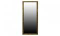 166 Vintage Banded Reeds Gold Painted Mirror