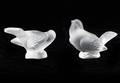 99 Two Lalique France Small Birds
