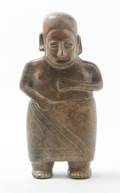 A PreColumbian Style Pottery Figure