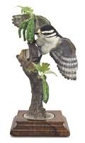 A Royal Worcester Dorothy Doughty Bird Downy Woodpecker