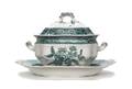 An English Transfer Decorated Covered Soup Tureen and Undertray Copeland Spode
