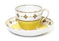 A Derby Porcelain Cup and Saucer Set
