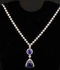 838 Ct Diamond  2825 Ct Tanzanite Necklace