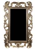 An Italian Rococo Style Giltwood Mirror