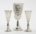 A Pair of English Silver Kiddish Cups