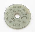 A Carved Jade Bi