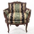 A Louis XV Style Carved Walnut Marquise