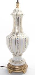 A Continental Porcelain Table Lamp