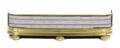 A Victorian Brass Fire Fender