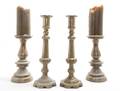 Two Pairs of Brass Candlesticks