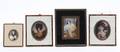 Four Framed Portrait Miniatures