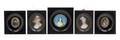 Five Miniature Framed Paintings