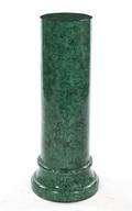 A Faux Malachite Column