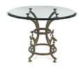 A Bronze and Glass Occasional Table in the manner of Giacometti