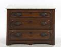 A Victorian Walnut Chest of Drawers