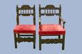 227A 12 Matching 19th C Rennaisance Style Chairs