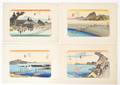 Nine Japanese Woodblock Prints Ando Hiroshige 17971858