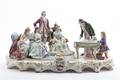 A Dresden Porcelain Figural Group