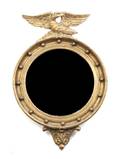 A Federal Style Giltwood Bulls Eye Mirror