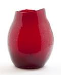 A Red Glass Vase