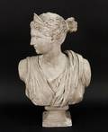 Plaster Bust of a Roman Female Goddess