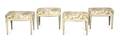 A Set of Four Louis XVI Style Painted Tabourets