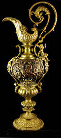 269 Monumental Bronze Ewer