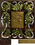 250A Attributed to Rene Lalique Leaded Glass Window