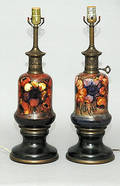 247 Pair of Moorcroft Lamps