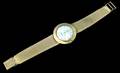 228 14 KT Zodiac Automatic Gold Mesh Watch
