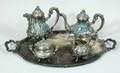 115 Italian 800 Silver Finely Made Tea  Coffee Set