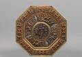 165 Finely Cast Indian Octagonal Plaque
