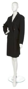 A Chanel Black Cashmere Coat
