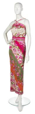 An Emilio Pucci Floral Print Jersey Dress