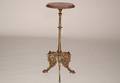 236 Iron Pedestal with Marble Top