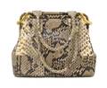A Judith Leiber Snakeskin Bag