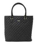 A St John Black Quilted Leather Tote Bag