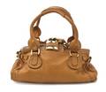 A Chloe Tan Leather Paddington Bag