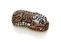 A Judith Leiber Multicolor Crystal Tiger Pillbox