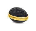 A Judith Leiber Black Crystal Egg Pillbox