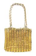 A Paco Rabanne Goldtone Chainmail Bag