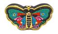 A Judith Leiber Multicolor Crystal Butterfly Minaudiere